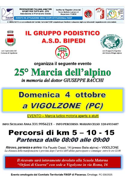 25° Marcia dell'alpino