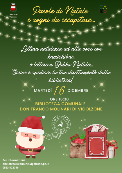 Parole di Natale e sogni da recapitare