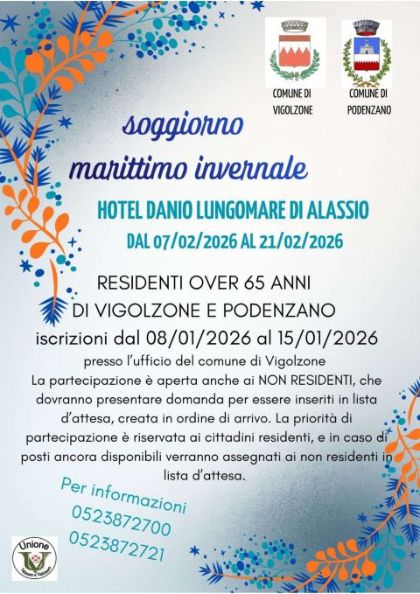 Soggiorno marittimo invernale 2026