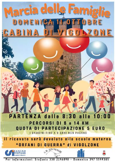 Locandina Marcia delle Famiglie